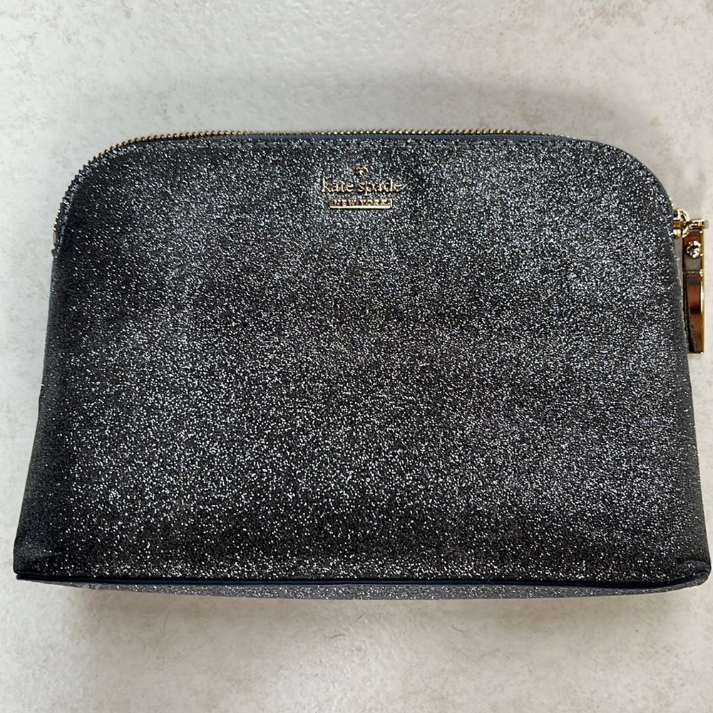 Kate Spade Sparkle Cosmetic Bag